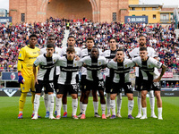 Parma Calcio line up during the Serie A Enilive match between Bologna FC and Parma Calcio 1903 at Stadio Renato Dall'Ara on October 06, 2024...