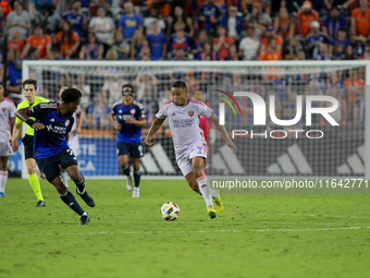 Orlando attacker, Luis Muriel, is seen during the Major League Soccer match between FC Cincinnati and Orlando City SC at TQL Stadium in Cinc...