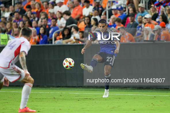 Cincinnati midfielder Yamil Asad appears during the Major League Soccer match between FC Cincinnati and Orlando City SC at TQL Stadium in Ci...