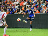 Cincinnati midfielder Yamil Asad appears during the Major League Soccer match between FC Cincinnati and Orlando City SC at TQL Stadium in Ci...