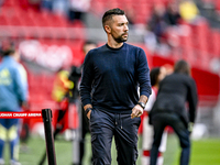 AFC Ajax Amsterdam trainer Francesco Fariolo is present during the match between Ajax and Groningen at the Johan Cruijff ArenA for the Dutch...