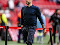 AFC Ajax Amsterdam trainer Francesco Fariolo is present during the match between Ajax and Groningen at the Johan Cruijff ArenA for the Dutch...