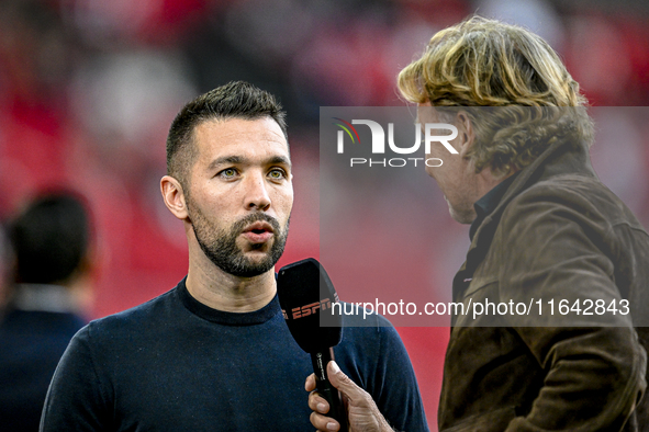 AFC Ajax Amsterdam trainer Francesco Fariolo is present during the match between Ajax and Groningen at the Johan Cruijff ArenA for the Dutch...