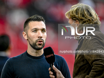 AFC Ajax Amsterdam trainer Francesco Fariolo is present during the match between Ajax and Groningen at the Johan Cruijff ArenA for the Dutch...