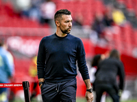 AFC Ajax Amsterdam trainer Francesco Fariolo is present during the match between Ajax and Groningen at the Johan Cruijff ArenA for the Dutch...