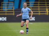 Naomi Layzell #3 of Manchester City W.F.C. participates in the Barclays FA Women's Super League match between Manchester City and West Ham U...