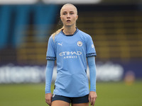 During the Barclays FA Women's Super League match between Manchester City and West Ham United at the Joie Stadium in Manchester, England, on...