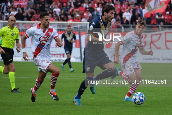 Gennaro Borrelli of Brescia Calcio FC plays during the Italian Serie B soccer championship match between Mantova Calcio 1911 and Brescia Cal...