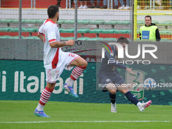 Niccolo Corrado of Brescia Calcio FC participates in the Italian Serie B soccer championship football match between Mantova Calcio 1911 and...