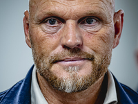 FC Twente trainer Joseph Oosting speaks during the press conference after the match between Feyenoord and Twente at the Feyenoord stadium De...