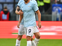 Pedro of S.S. Lazio celebrates after scoring the goal of 2-1 during the 7th day of the Serie A Championship between S.S. Lazio and Empoli F....