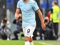 Pedro of S.S. Lazio celebrates after scoring the goal of 2-1 during the 7th day of the Serie A Championship between S.S. Lazio and Empoli F....