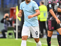 Pedro of S.S. Lazio celebrates after scoring the goal of 2-1 during the 7th day of the Serie A Championship between S.S. Lazio and Empoli F....