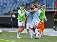 Pedro of S.S. Lazio celebrates after scoring the goal of 2-1 during the 7th day of the Serie A Championship between S.S. Lazio and Empoli F....