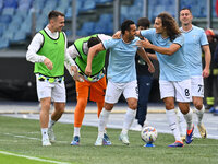 Pedro of S.S. Lazio celebrates after scoring the goal of 2-1 during the 7th day of the Serie A Championship between S.S. Lazio and Empoli F....