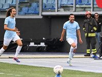 Pedro of S.S. Lazio celebrates after scoring the goal of 2-1 during the 7th day of the Serie A Championship between S.S. Lazio and Empoli F....