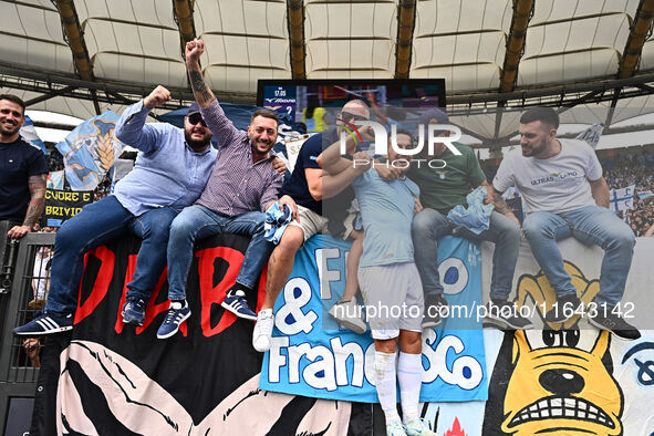 Pedro of S.S. Lazio participates in the 7th day of the Serie A Championship between S.S. Lazio and Empoli F.C. at the Olympic Stadium in Rom...