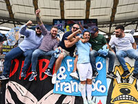 Pedro of S.S. Lazio participates in the 7th day of the Serie A Championship between S.S. Lazio and Empoli F.C. at the Olympic Stadium in Rom...