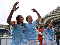 Matteo Guendouzi and Nicolo Rovella of S.S. Lazio participate in the 7th day of the Serie A Championship between S.S. Lazio and Empoli F.C....