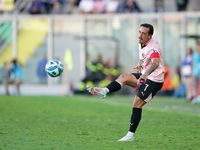 Francesco Di Mariano of Palermo FC is in action during the Serie B match between Palermo and Salernitana at the Stadio ''Renzo Barbera'' in...