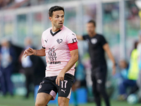 Federico Di Francesco of Palermo FC is in action during the Serie B match between Palermo and Salernitana at the Stadio ''Renzo Barbera'' in...