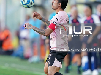 Francesco Di Mariano of Palermo FC is in action during the Serie B match between Palermo and Salernitana at the Stadio ''Renzo Barbera'' in...