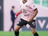 Dimitris Nikolaou of Palermo FC is in action during the Serie B match between Palermo and Salernitana at the Stadio ''Renzo Barbera'' in Pal...