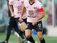 Federico Di Francesco of Palermo FC is in action during the Serie B match between Palermo and Salernitana at the Stadio ''Renzo Barbera'' in...