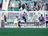 Jacopo Segre of Palermo FC plays during the Serie B match between Palermo and Salernitana at the Stadio ''Renzo Barbera'' in Palermo, Italy,...