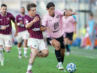 Filippo Ranocchia of Palermo FC is in action during the Serie B match between Palermo and Salernitana at the Stadio ''Renzo Barbera'' in Pal...