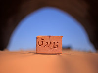 Red brick factory workers in Fayoum, Egypt, on October 5, 2024. (