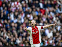 AFC Ajax Amsterdam midfielder Davy Klaassen plays during the match between Ajax and Groningen at the Johan Cruijff ArenA for the Dutch Eredi...