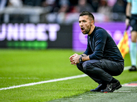 AFC Ajax Amsterdam trainer Francesco Fariolo is present during the match between Ajax and Groningen at the Johan Cruijff ArenA for the Dutch...