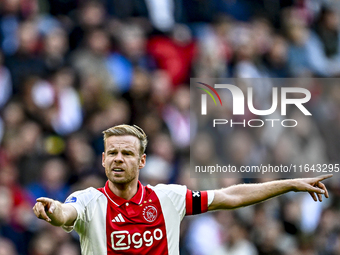 AFC Ajax Amsterdam midfielder Davy Klaassen plays during the match between Ajax and Groningen at the Johan Cruijff ArenA for the Dutch Eredi...