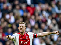 AFC Ajax Amsterdam midfielder Davy Klaassen plays during the match between Ajax and Groningen at the Johan Cruijff ArenA for the Dutch Eredi...