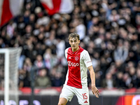 AFC Ajax Amsterdam defender Youri Baas plays during the match between Ajax and Groningen at the Johan Cruijff ArenA for the Dutch Eredivisie...