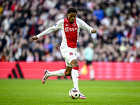 AFC Ajax Amsterdam forward Chuba Akpom plays during the match between Ajax and Groningen at the Johan Cruijff ArenA for the Dutch Eredivisie...