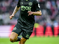 FC Groningen midfielder Luciano Valente plays during the match between Ajax and Groningen at the Johan Cruijff ArenA for the Dutch Eredivisi...