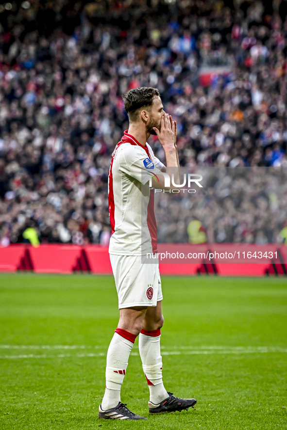 AFC Ajax Amsterdam midfielder Branco van den Boomen plays during the match between Ajax and Groningen at the Johan Cruijff ArenA for the Dut...