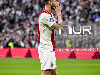 AFC Ajax Amsterdam midfielder Branco van den Boomen plays during the match between Ajax and Groningen at the Johan Cruijff ArenA for the Dut...