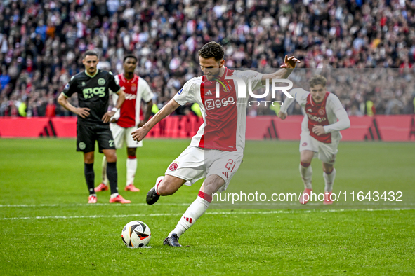 AFC Ajax Amsterdam midfielder Branco van den Boomen plays during the match between Ajax and Groningen at the Johan Cruijff ArenA for the Dut...