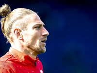 FC Twente goalkeeper Lars Unnerstall plays during the match between Feyenoord and Twente at the Feyenoord stadium De Kuip for the Dutch Ered...