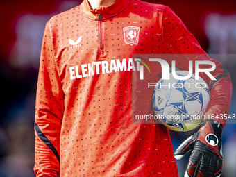 FC Twente goalkeeper Przemyslaw Tyton plays during the match between Feyenoord and Twente at the Feyenoord stadium De Kuip for the Dutch Ere...