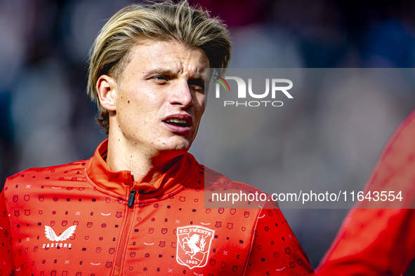 FC Twente midfielder Sem Steijn plays during the match between Feyenoord and Twente at the Feyenoord stadium De Kuip for the Dutch Eredivisi...