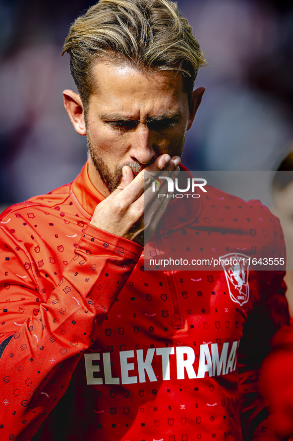 FC Twente midfielder Michel Vlap plays during the match between Feyenoord and Twente at the Feyenoord stadium De Kuip for the Dutch Eredivis...