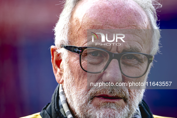 Photographer Broer van de Boom is present during the match between Feyenoord and Twente at the Feyenoord stadium De Kuip for the Dutch Eredi...