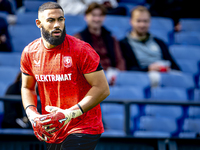 FC Twente goalkeeper Issam El Maach plays during the match between Feyenoord and Twente at the Feyenoord stadium De Kuip for the Dutch Eredi...