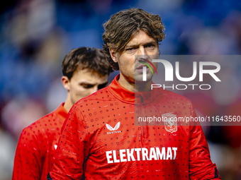 FC Twente forward Sam Lammers plays during the match between Feyenoord and Twente at the Feyenoord stadium De Kuip for the Dutch Eredivisie...