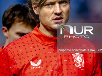 FC Twente forward Sam Lammers plays during the match between Feyenoord and Twente at the Feyenoord stadium De Kuip for the Dutch Eredivisie...