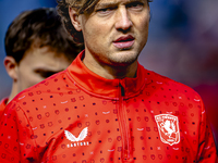 FC Twente forward Sam Lammers plays during the match between Feyenoord and Twente at the Feyenoord stadium De Kuip for the Dutch Eredivisie...